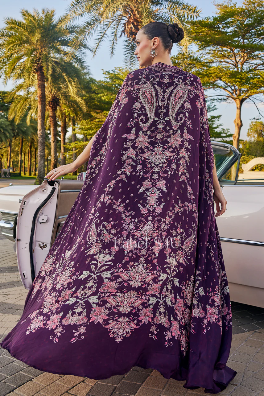 Slay It Easy-Printed Gown Jacket - Image 3