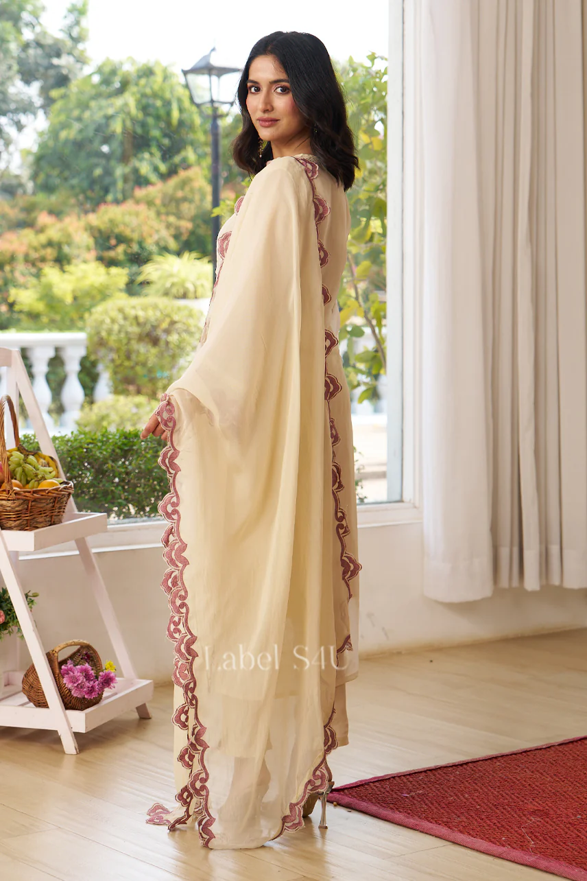 Ayesha Embroidered-Suit Set - Image 2