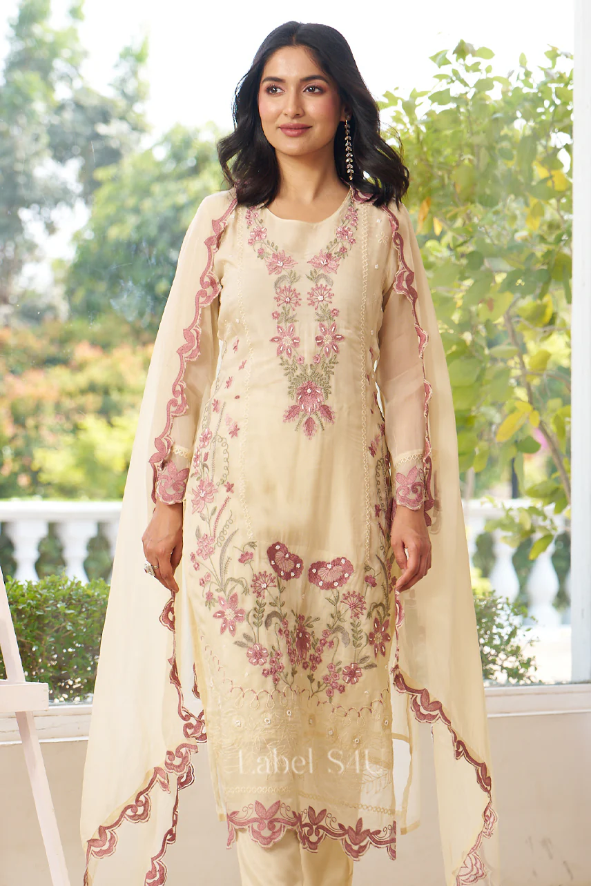 Ayesha Embroidered-Suit Set - Image 3