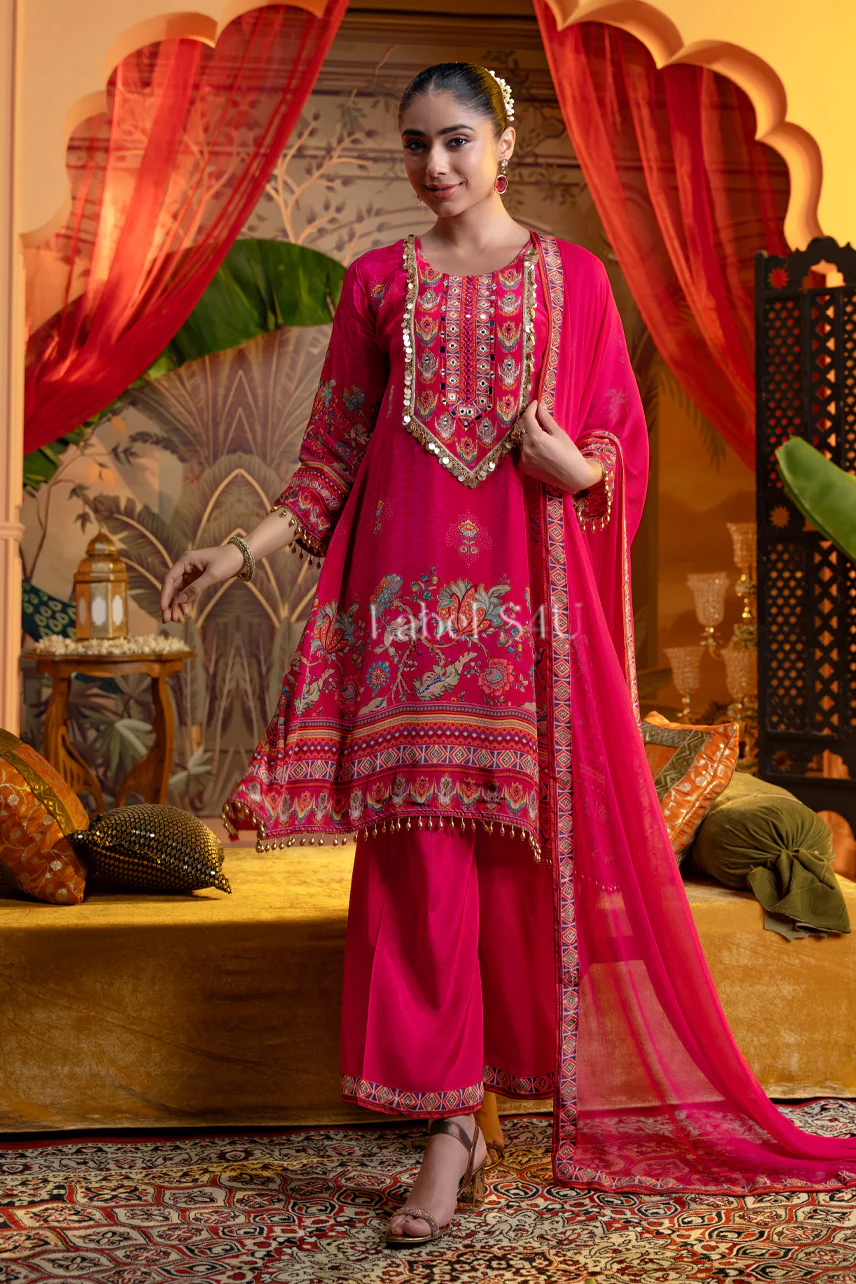 Blooming Grace-Palazzo Set - Image 3