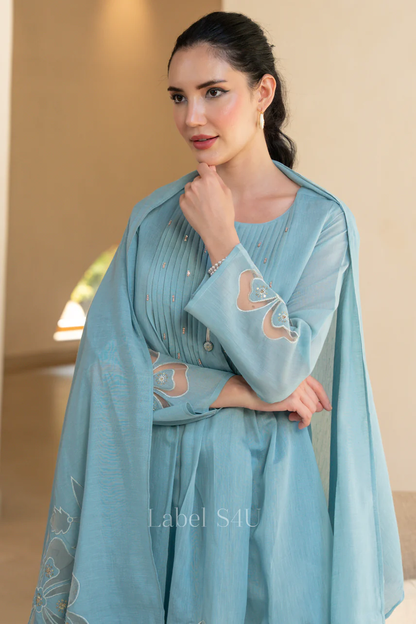 Bloomline Embroidered Anarkali Set - Image 2