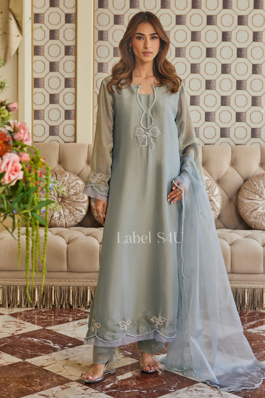 Cute Bow Handwork –Suit Set
