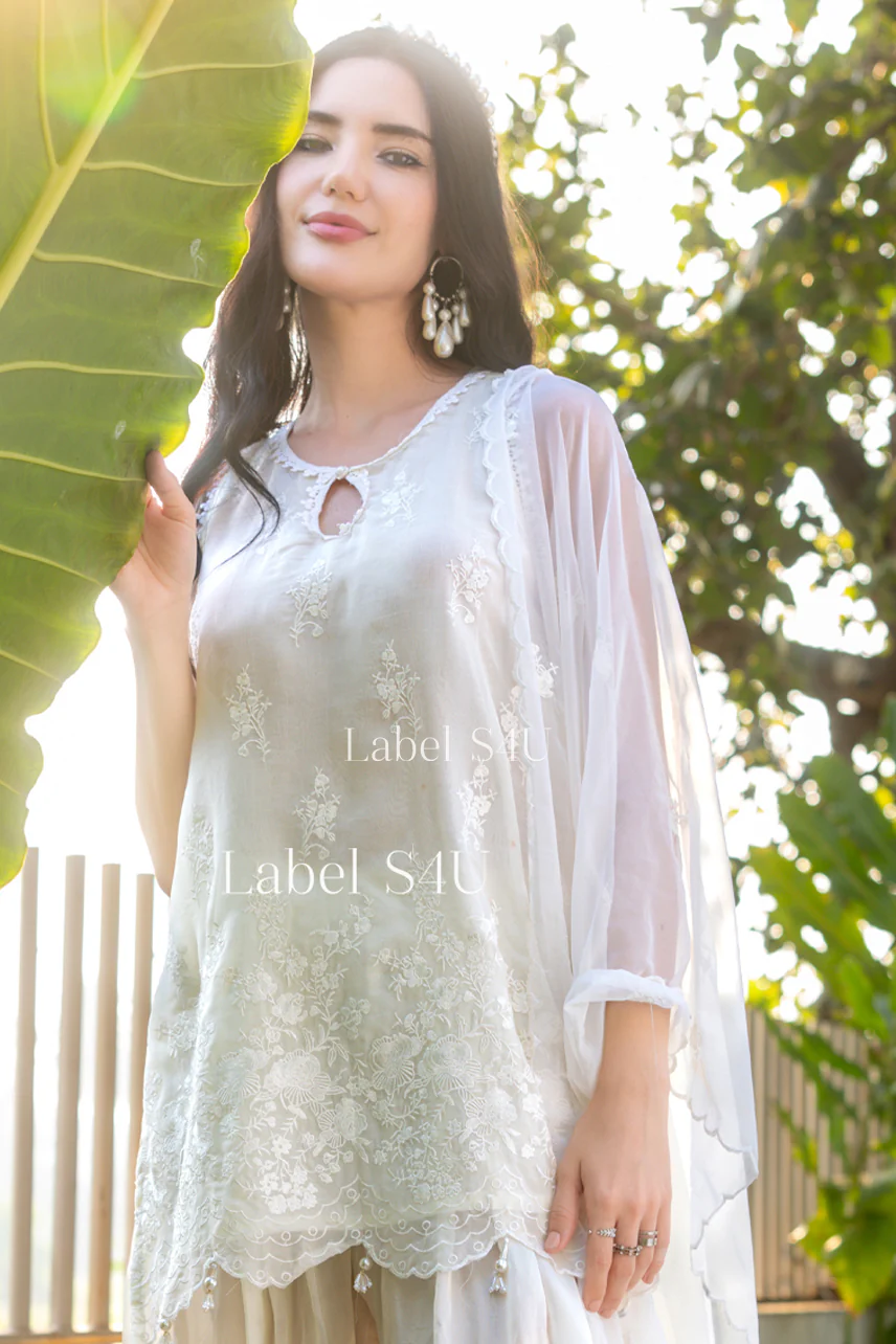 Camellia Organza Balloon Salwar Set - Image 2