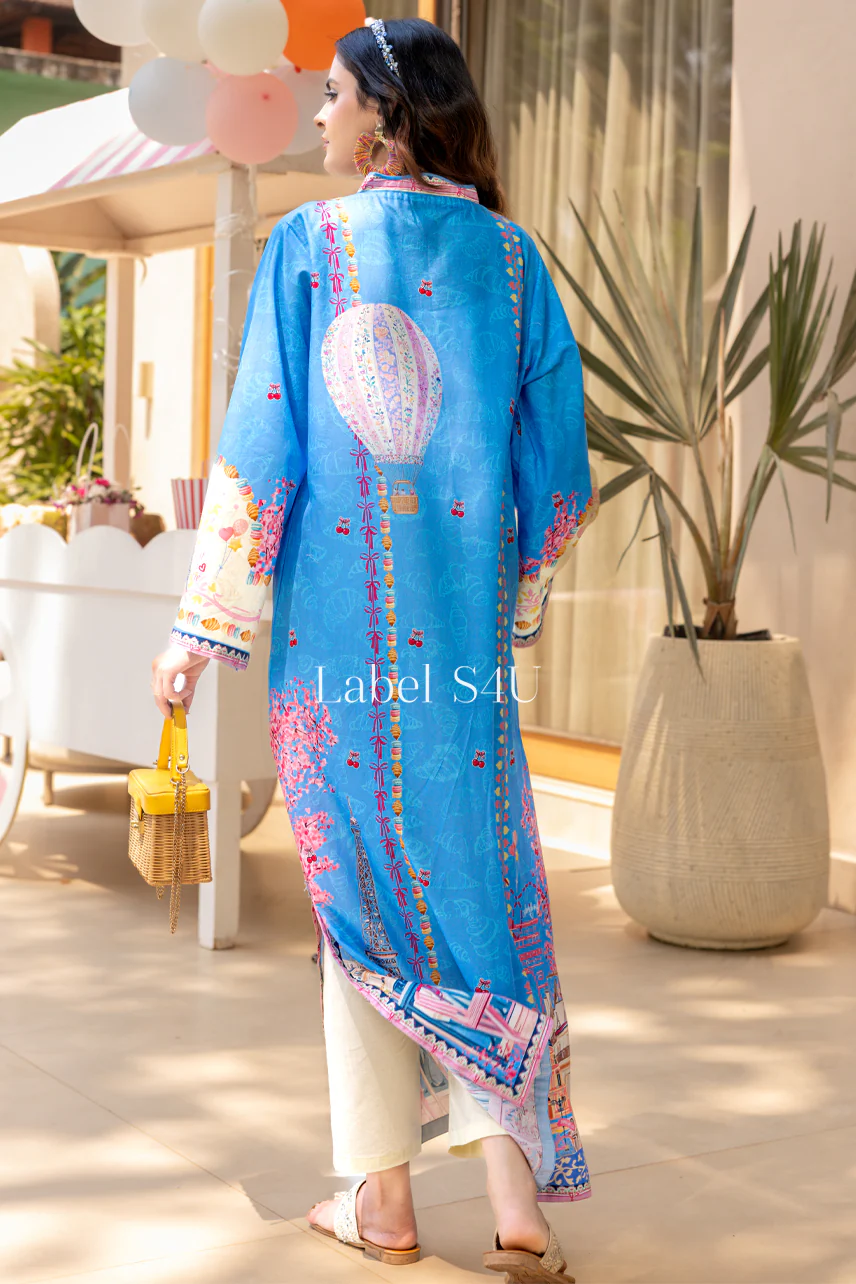 Carnival Cotton Blend Kaftan Set - Image 3