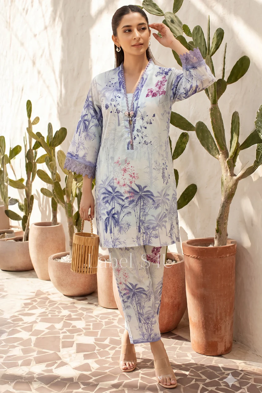 Coastal Printed Cotton Co-ord Set - Image 3