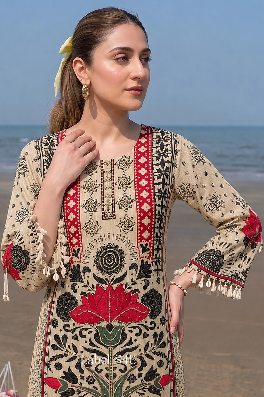 Crimson Lotus Boho Co-ord Set - Image 11