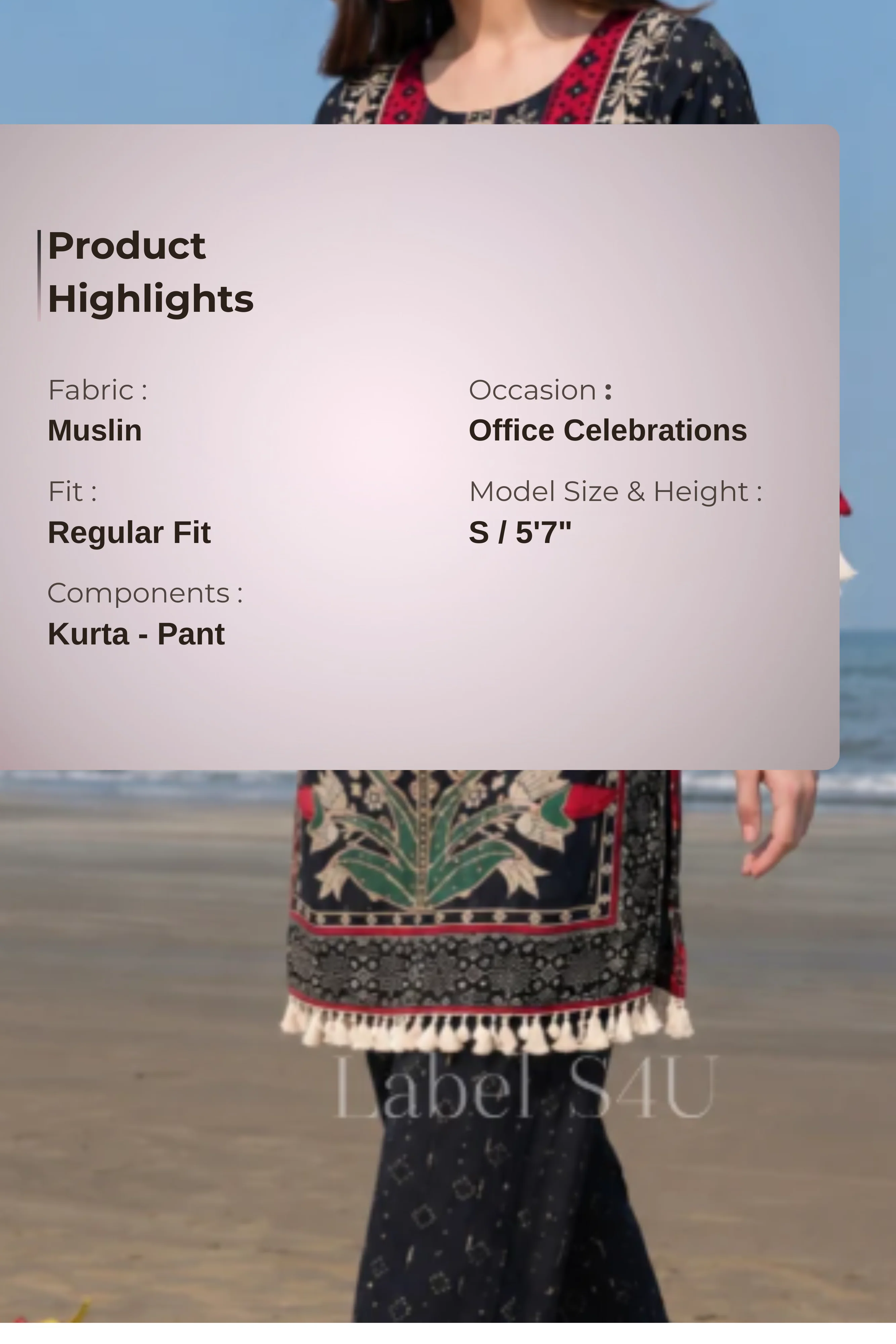 Crimson Lotus Boho Co-ord Set - Image 12