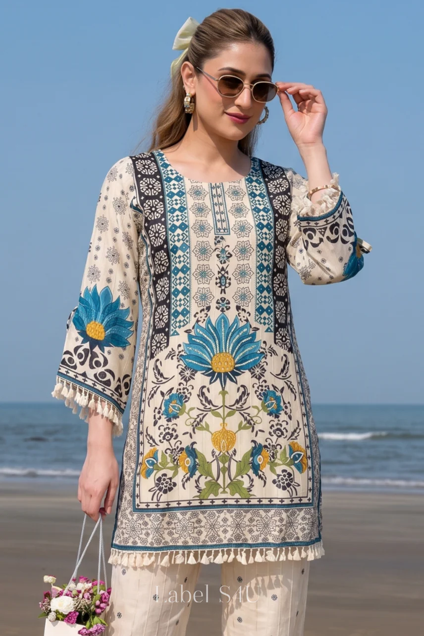 Crimson Lotus Boho Co-ord Set - Image 2
