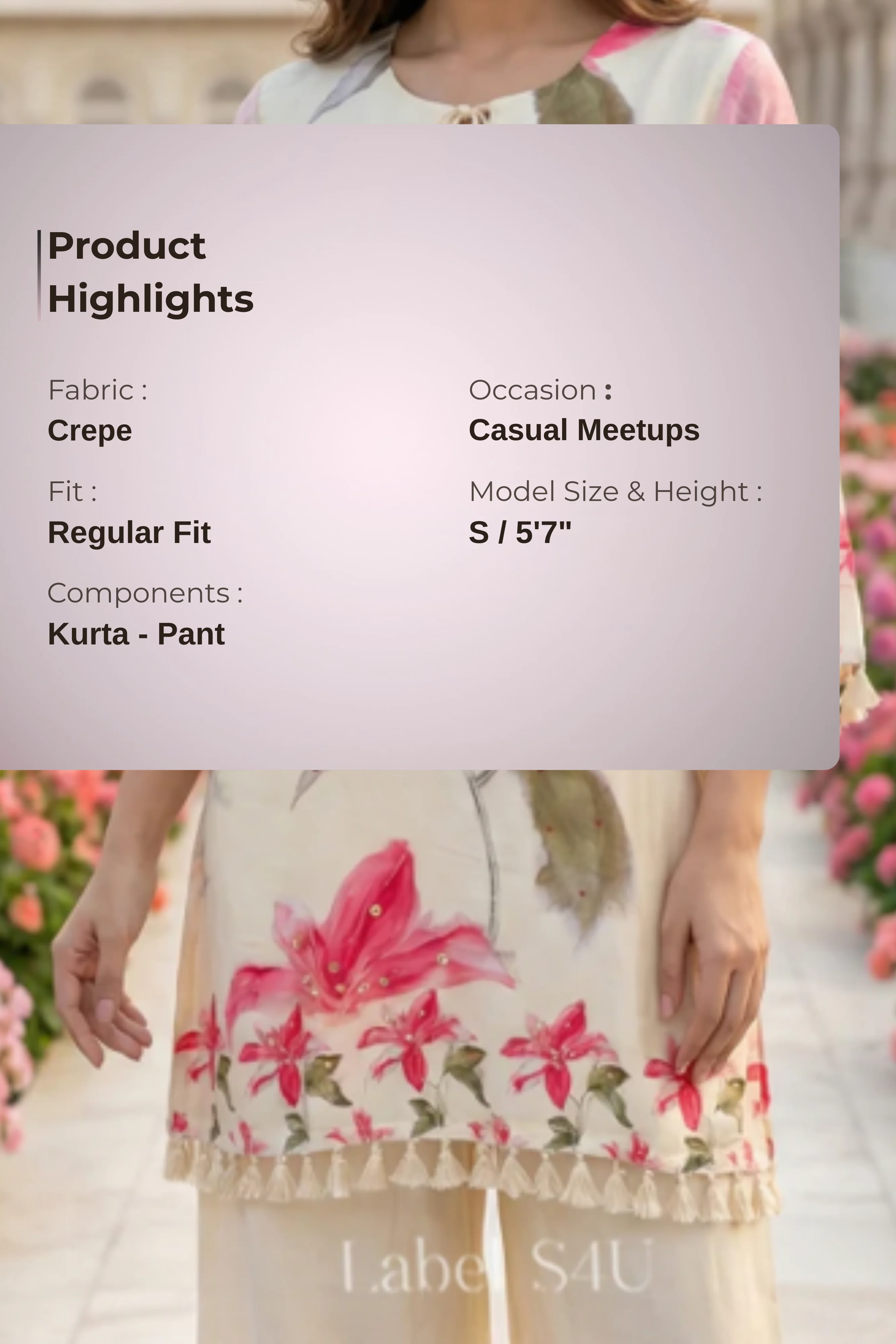 Daylight Drama Crepe Co-ord Set - Image 3