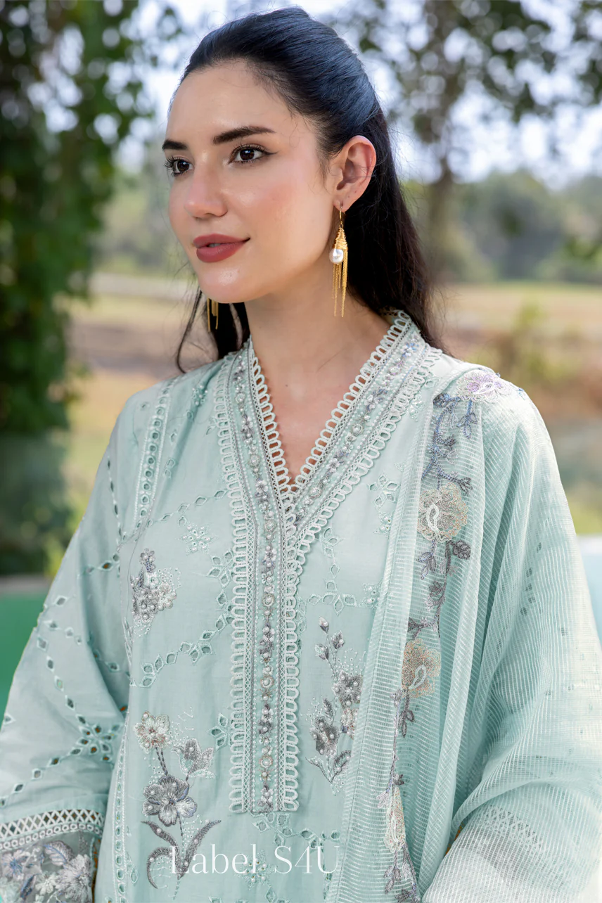 Delight Floral Embroidered Suit Set - Image 7