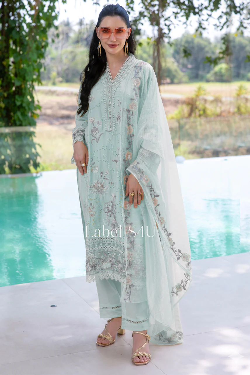Delight Floral Embroidered Suit Set - Image 8