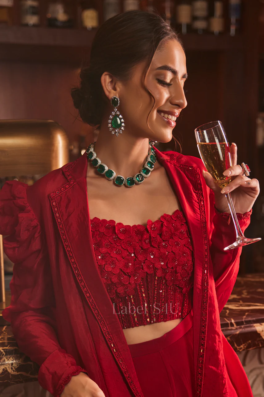 Dil Se Dazzling-Jacket Set - Image 2