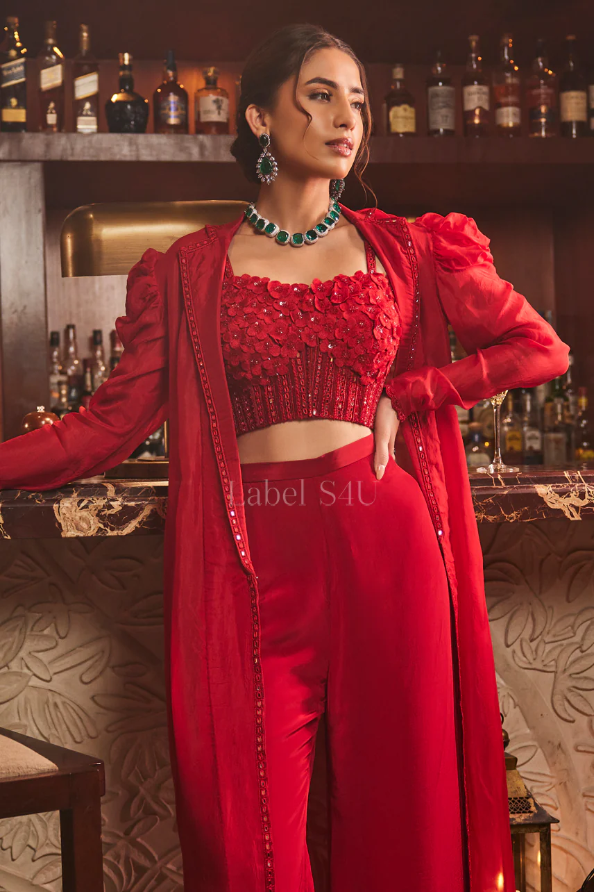 Dil Se Dazzling-Jacket Set - Image 3