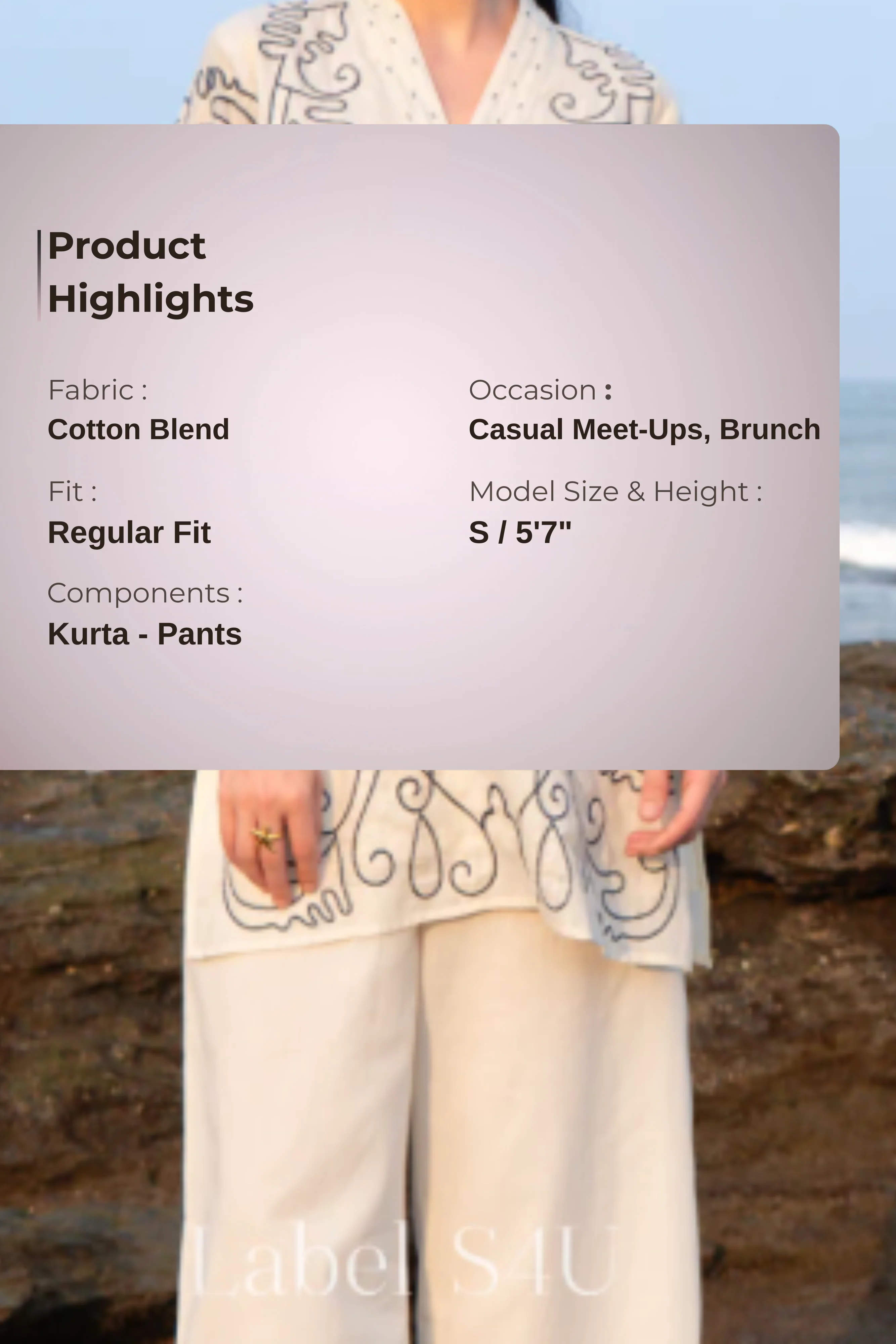 Drift Tassels Cotton Co-ord Set - Image 5