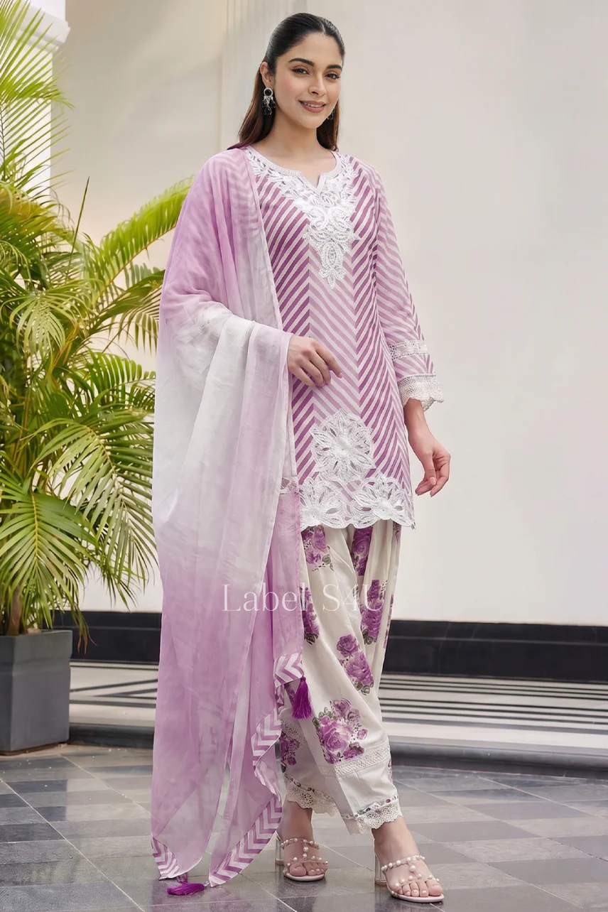 Florence Cotton Farshi Salwar Set - Image 2