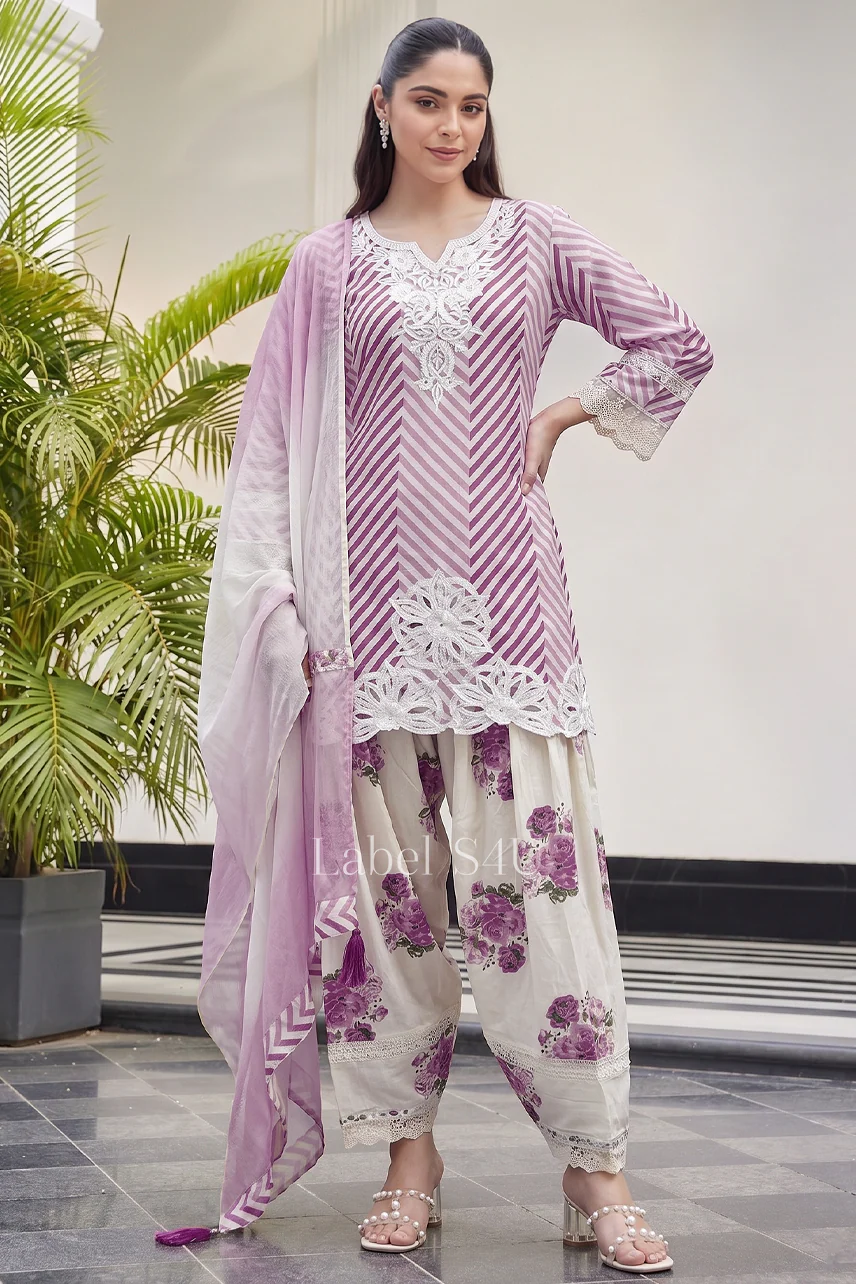 Florence Cotton Farshi Salwar Set - Image 6