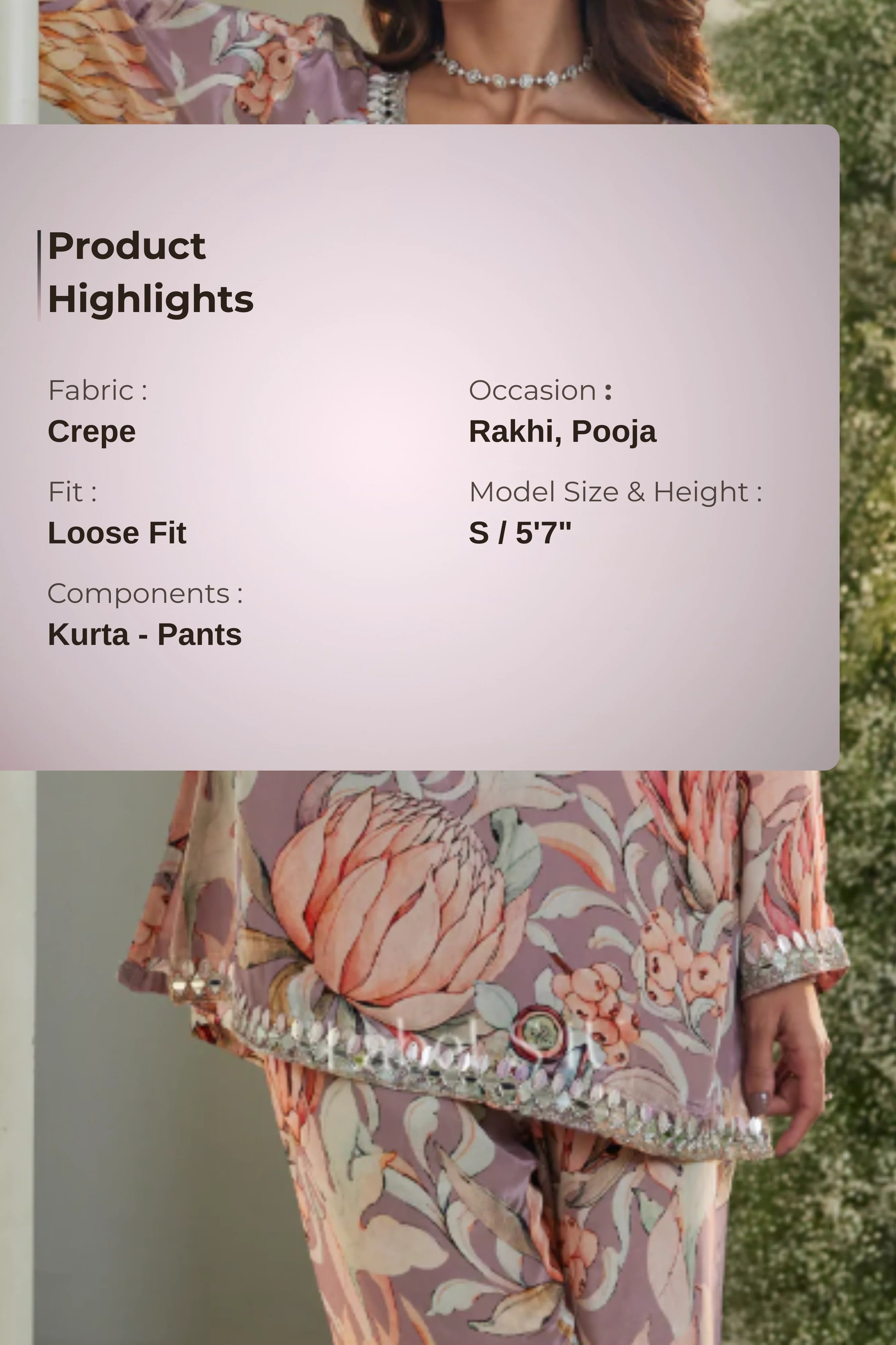 Glow in Bloom-Co-ord Set - Image 4