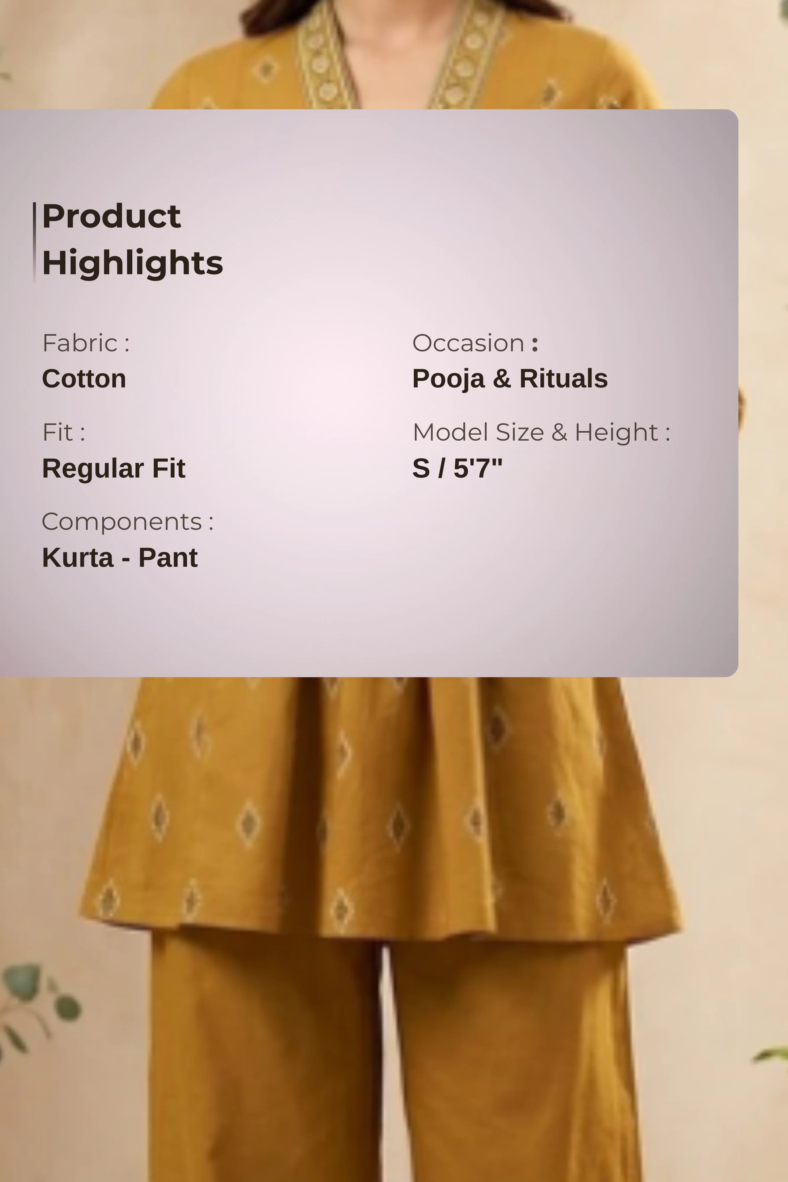 Graceful Cotton Printed Co-ord Set - Image 5