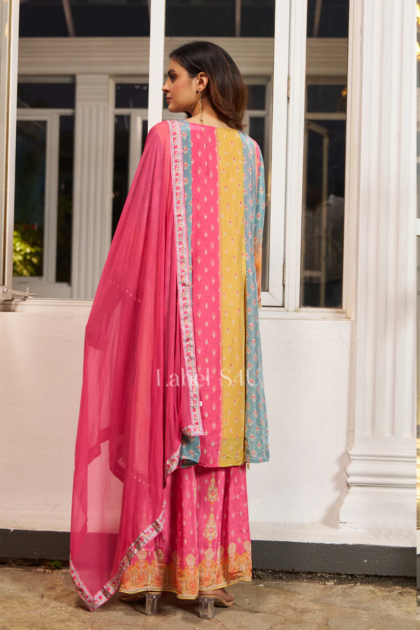 Gulbahaar Jashn Printed-Anarkali Set - Image 3