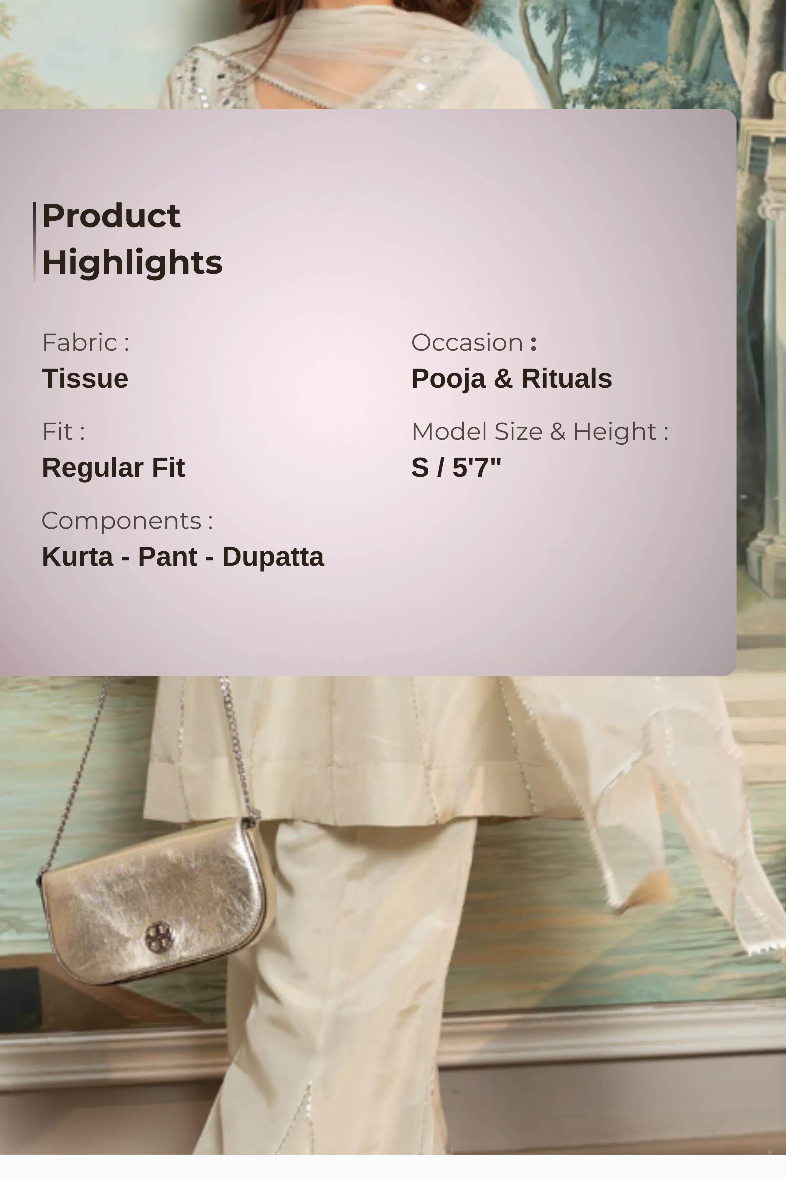 Ivory Charm-Suit Set - Image 4