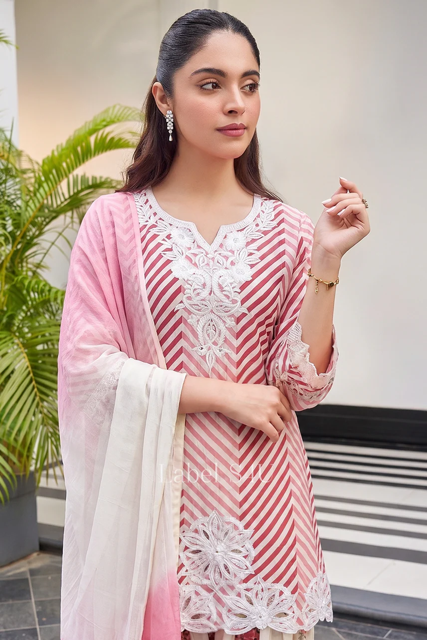 Ivyra Embroidered Farshi Salwar Set - Image 7