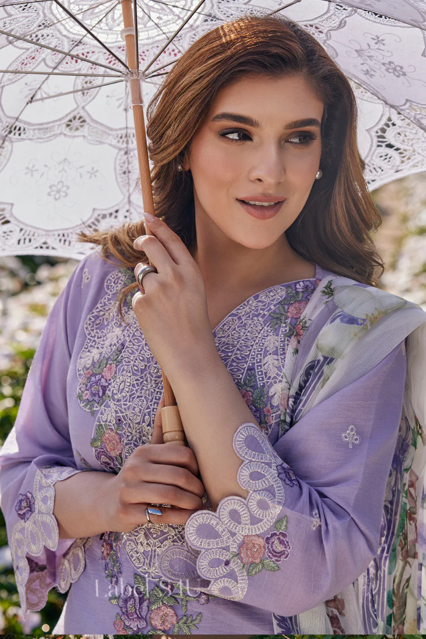 Lavender Cutwork-Suit Set - Image 3