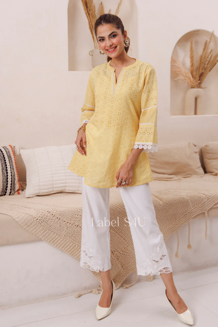 Lemon Lace-Top
