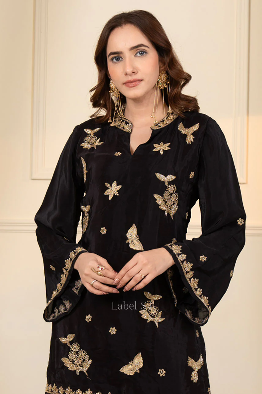 Majestic Black-Co-ord Set - Image 3