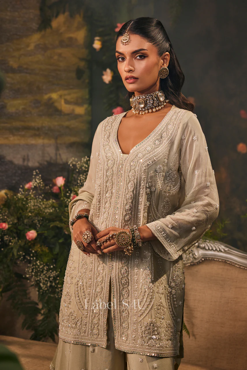 Meher-Handwork Palazzo Set - Image 3