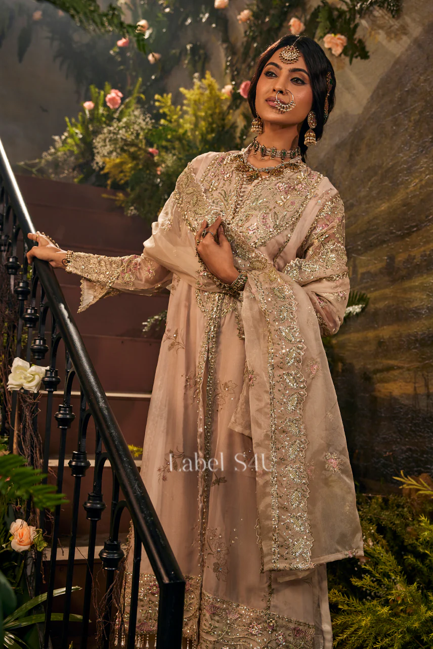 Meherbano Center Slit-Anarkali Set - Image 3