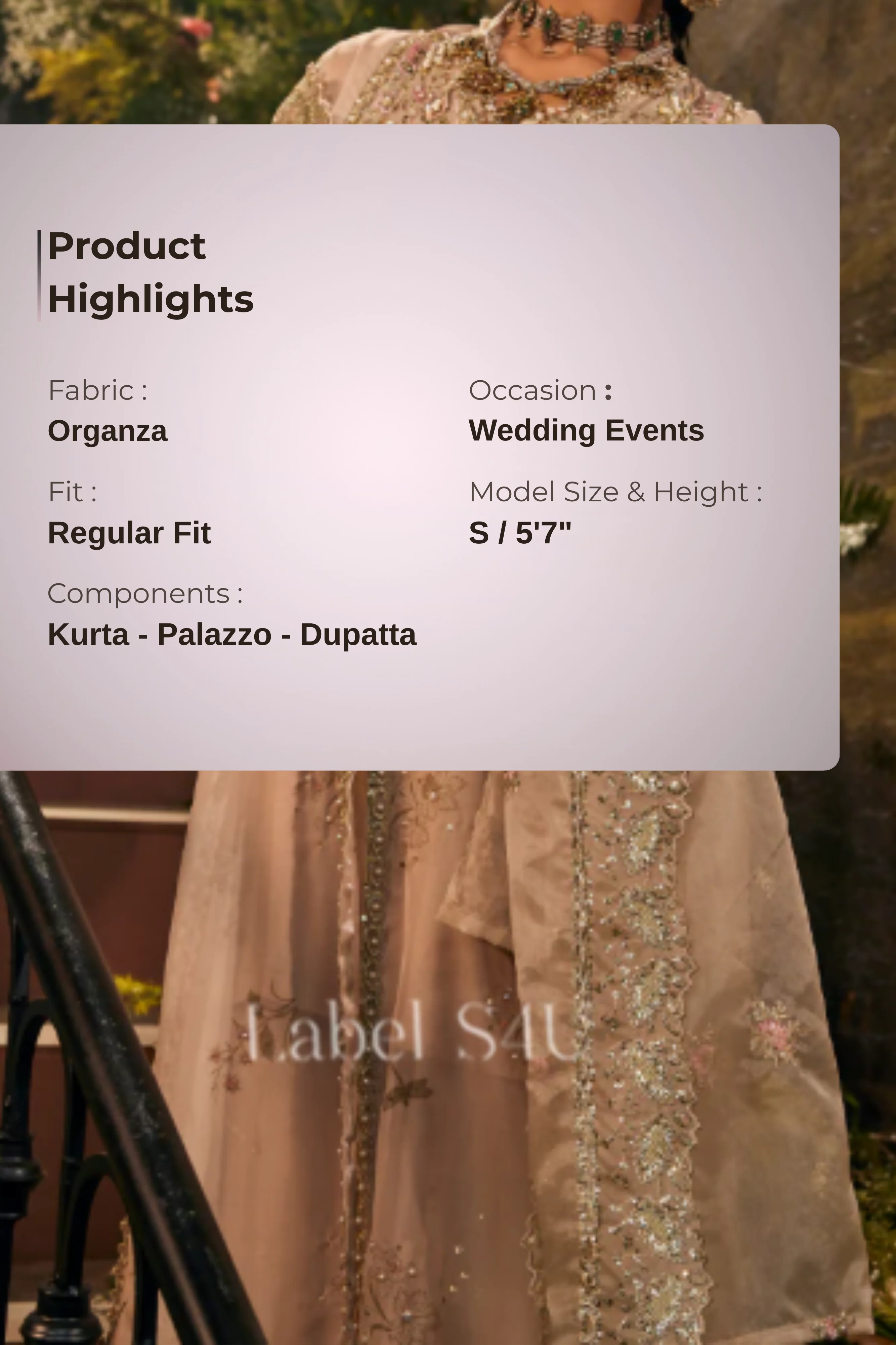 Meherbano Center Slit-Anarkali Set - Image 4