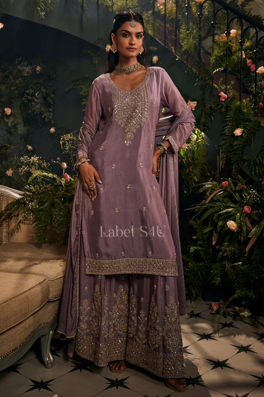 Mehreen Handwork-Sharara Set