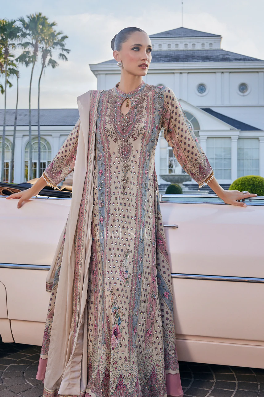 Mehrnaz Printed-Anarkali Set - Image 3