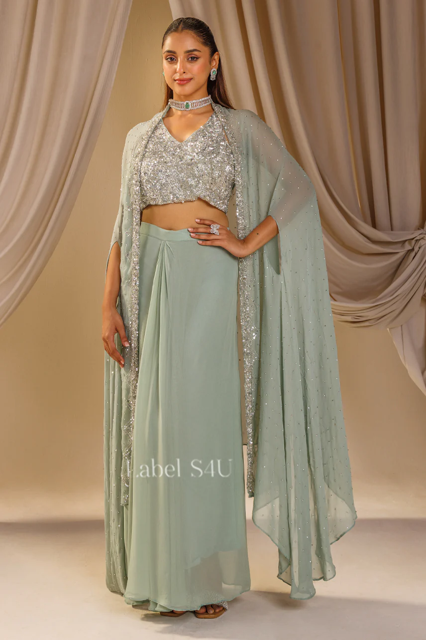 Mint Majesty-Cape Set - Image 3