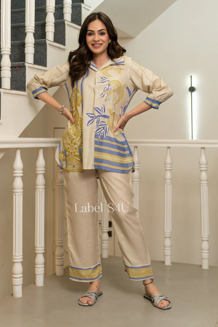 Misty Peaks Printed-Co-ord Set - Image 3