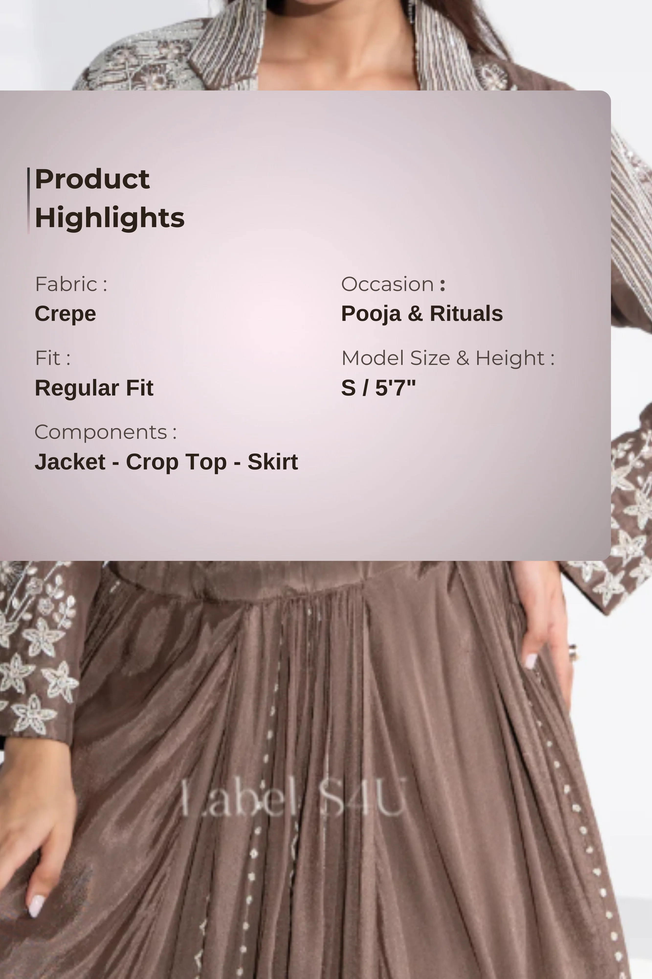 Mocha Muse-Skirt Set - Image 4