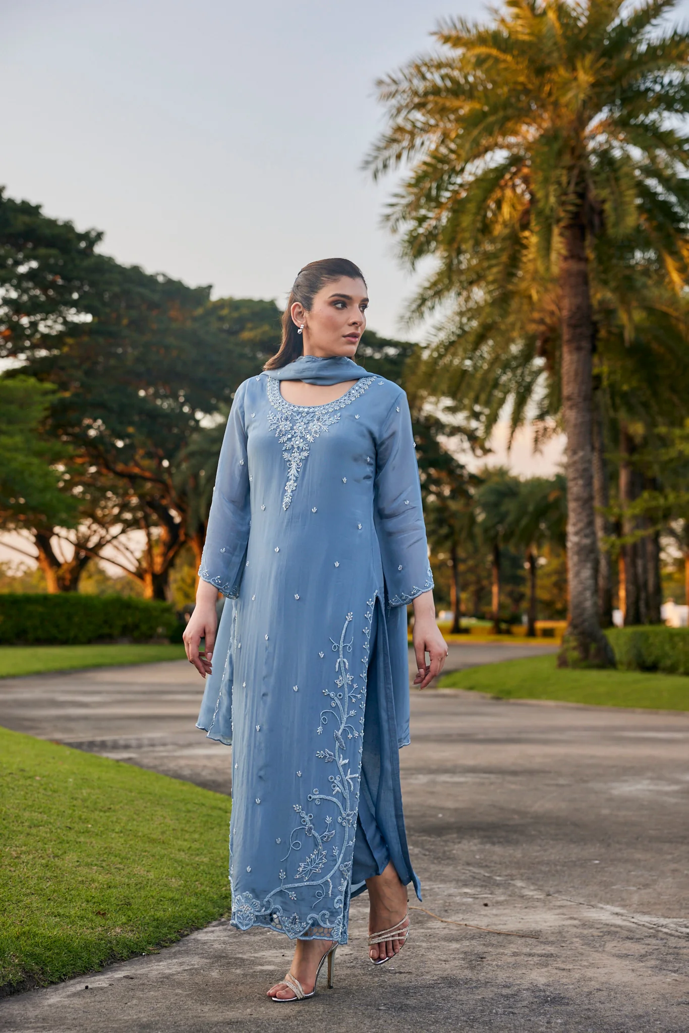 Nazakat Pakistani Handwork-Suit Set - Image 4