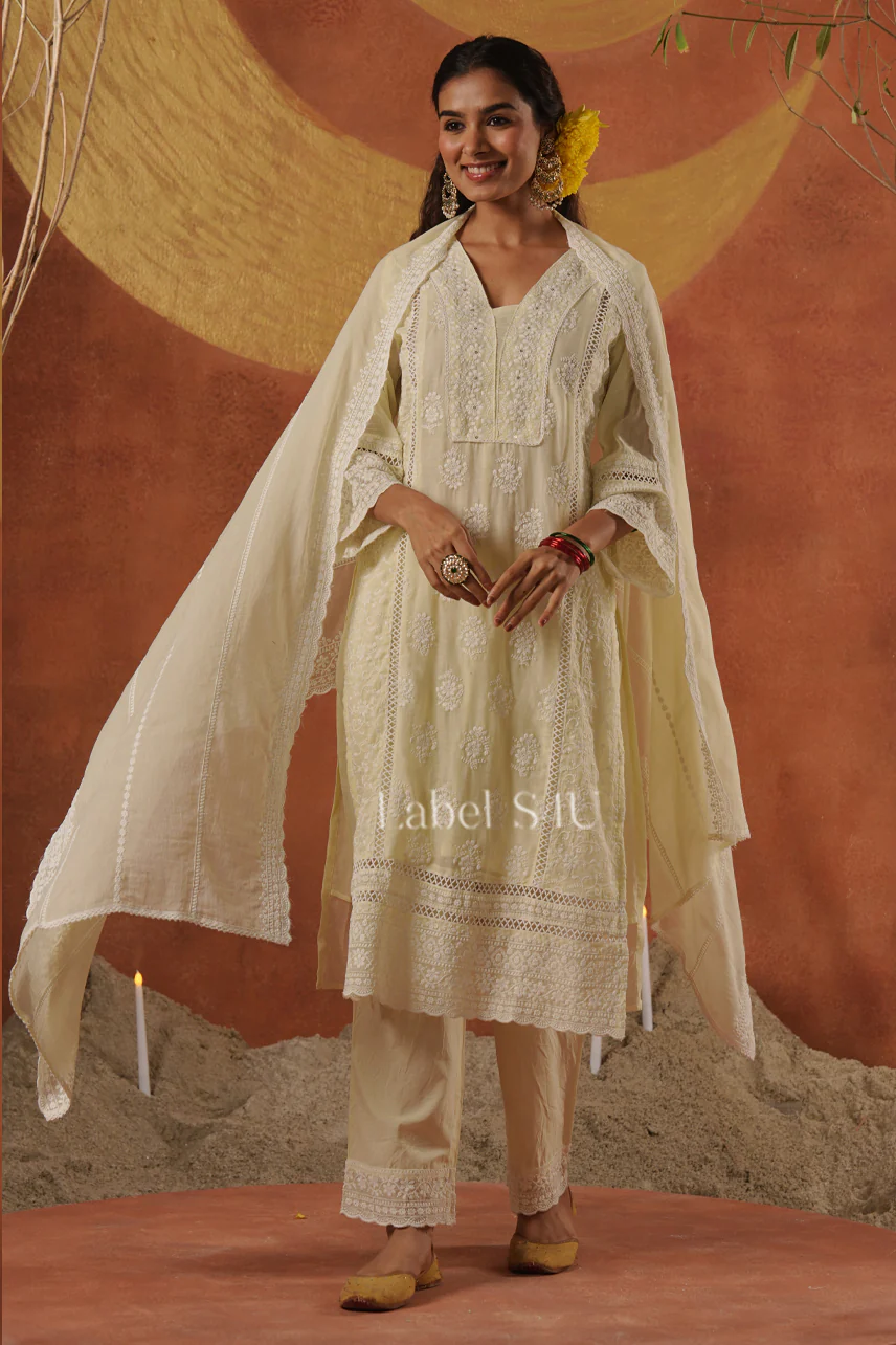 Royal Chikankari Suit Set - Image 6