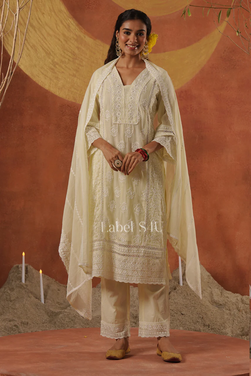 Royal Chikankari Suit Set - Image 8