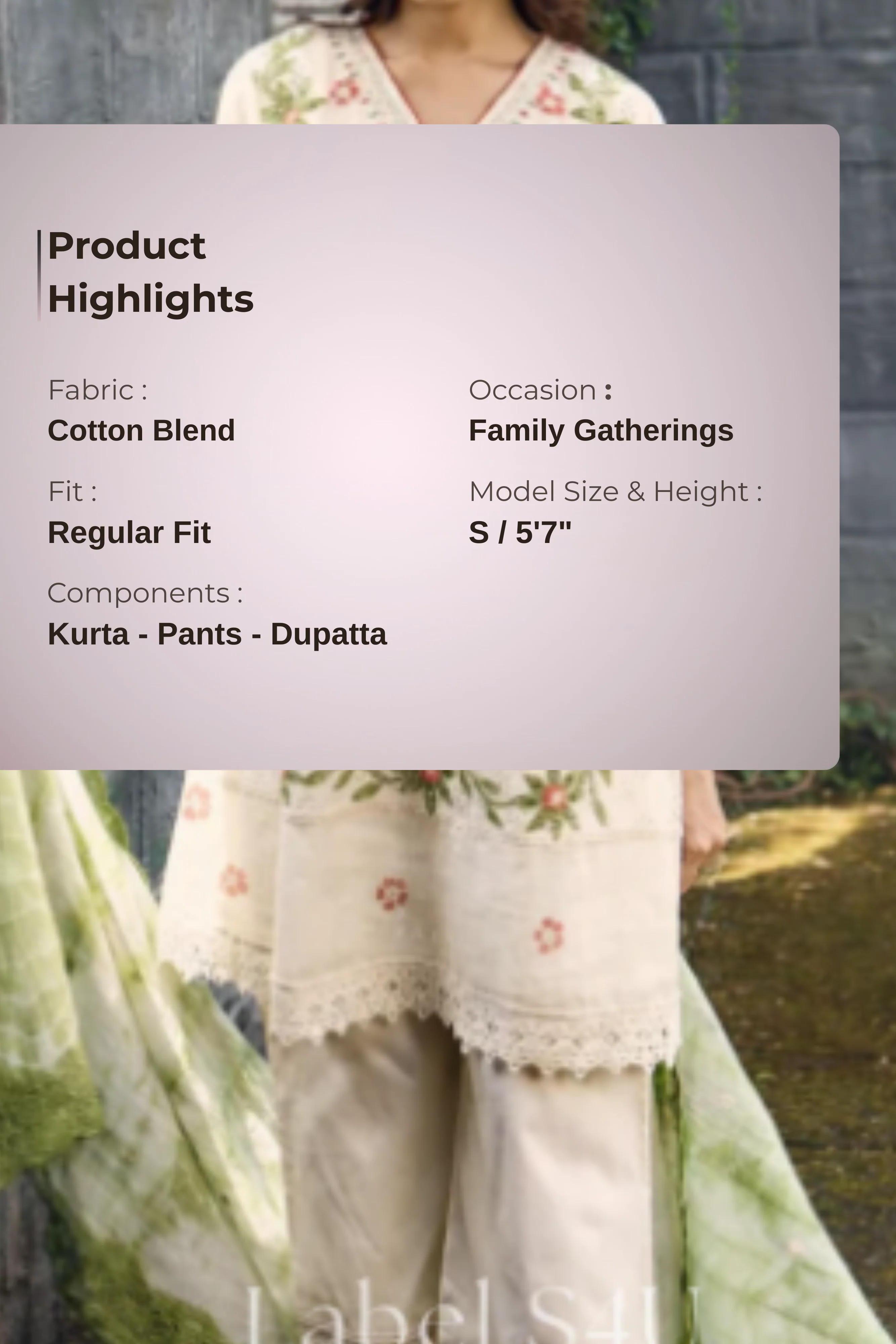 Off-White Botanique Summer Suit Set - Image 4