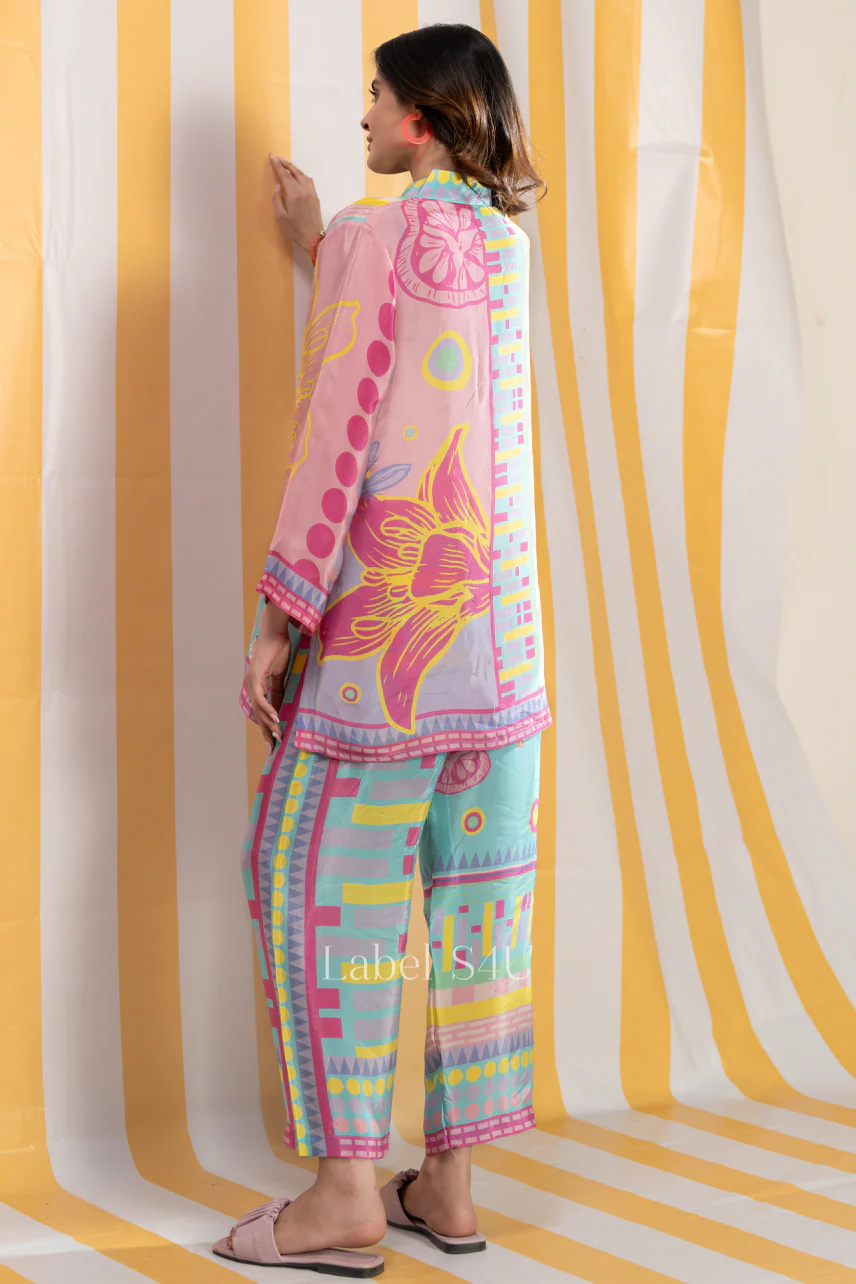 Palette Printed Crepe Co Ord Set - Image 3