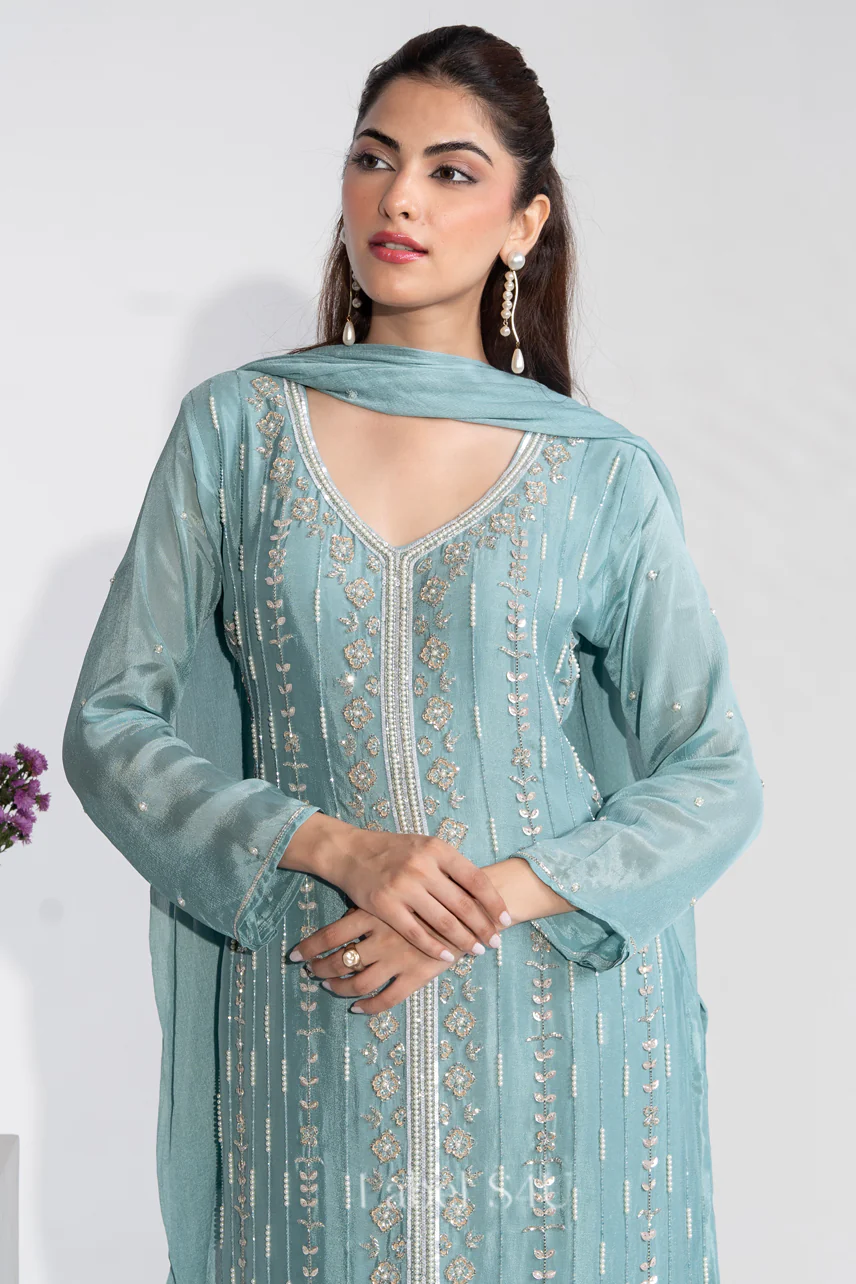 Pastel Charm-Palazzo Set - Image 2