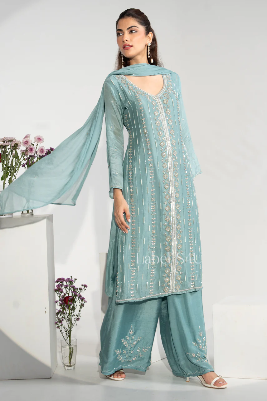 Pastel Charm-Palazzo Set - Image 3