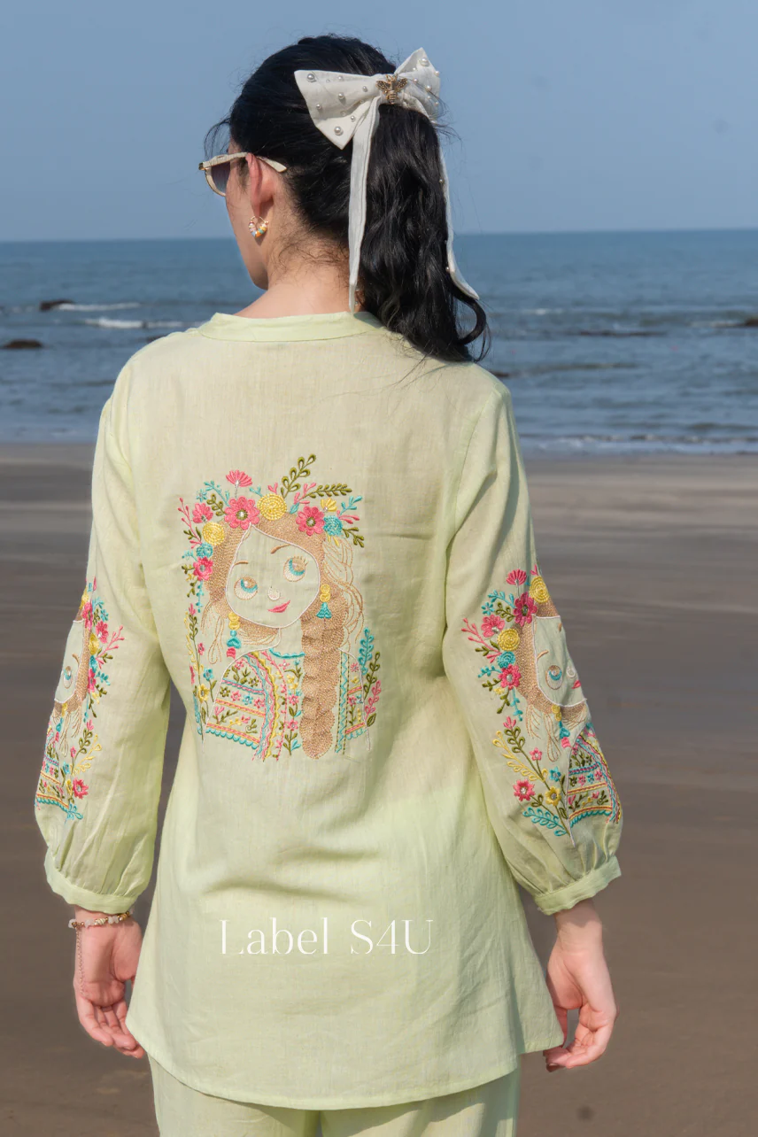 Pastel Floral Cotton Co-ord Set - Image 3
