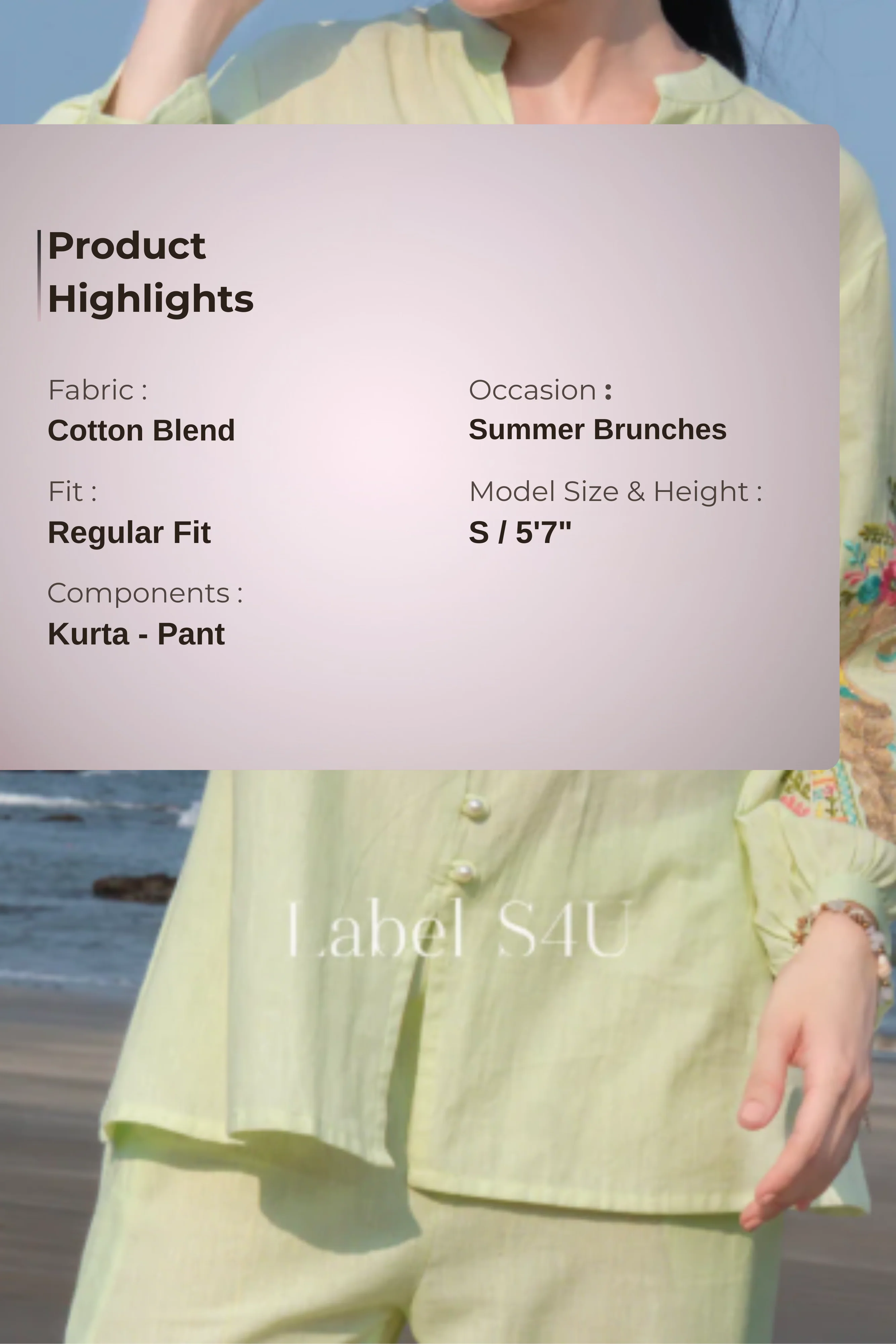 Pastel Floral Cotton Co-ord Set - Image 6