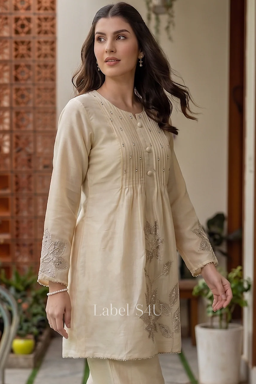 Pearl Fleurline Embroidered Co-ord Set - Image 6