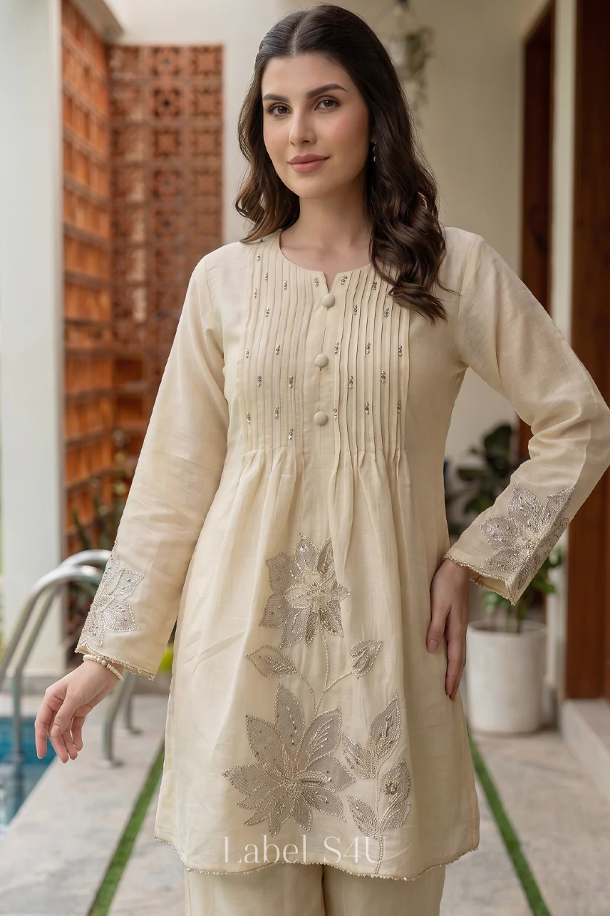Pearl Fleurline Embroidered Co-ord Set - Image 8