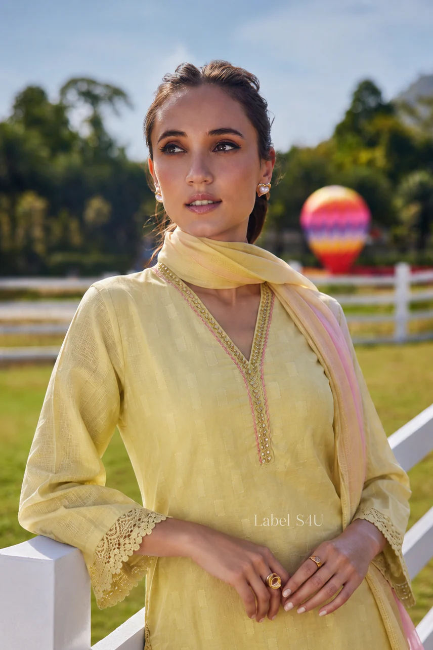 Petal Grace Cotton Farshi Salwar Set - Image 6