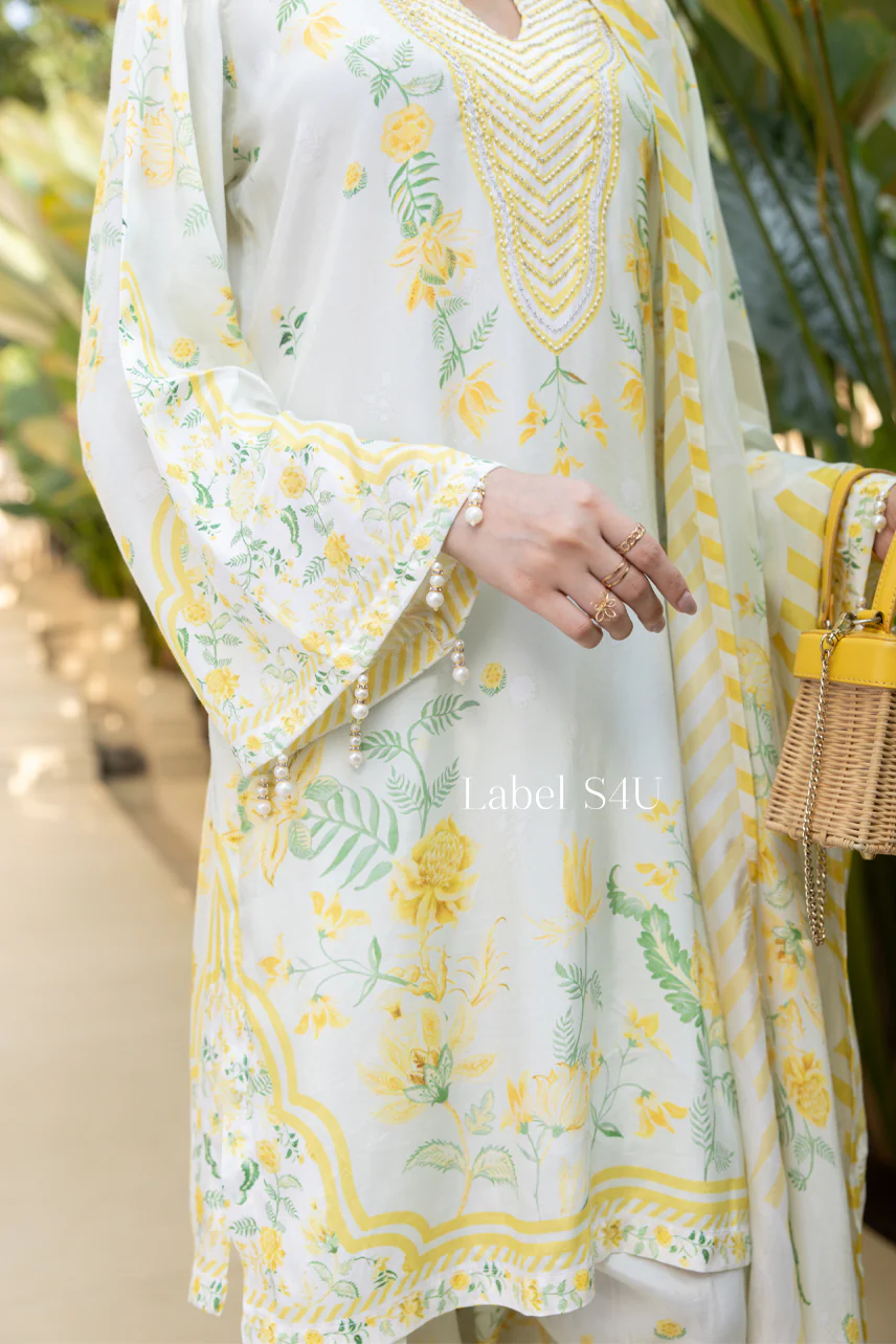 Pista Breeze Printed Farshi Salwar Set - Image 5