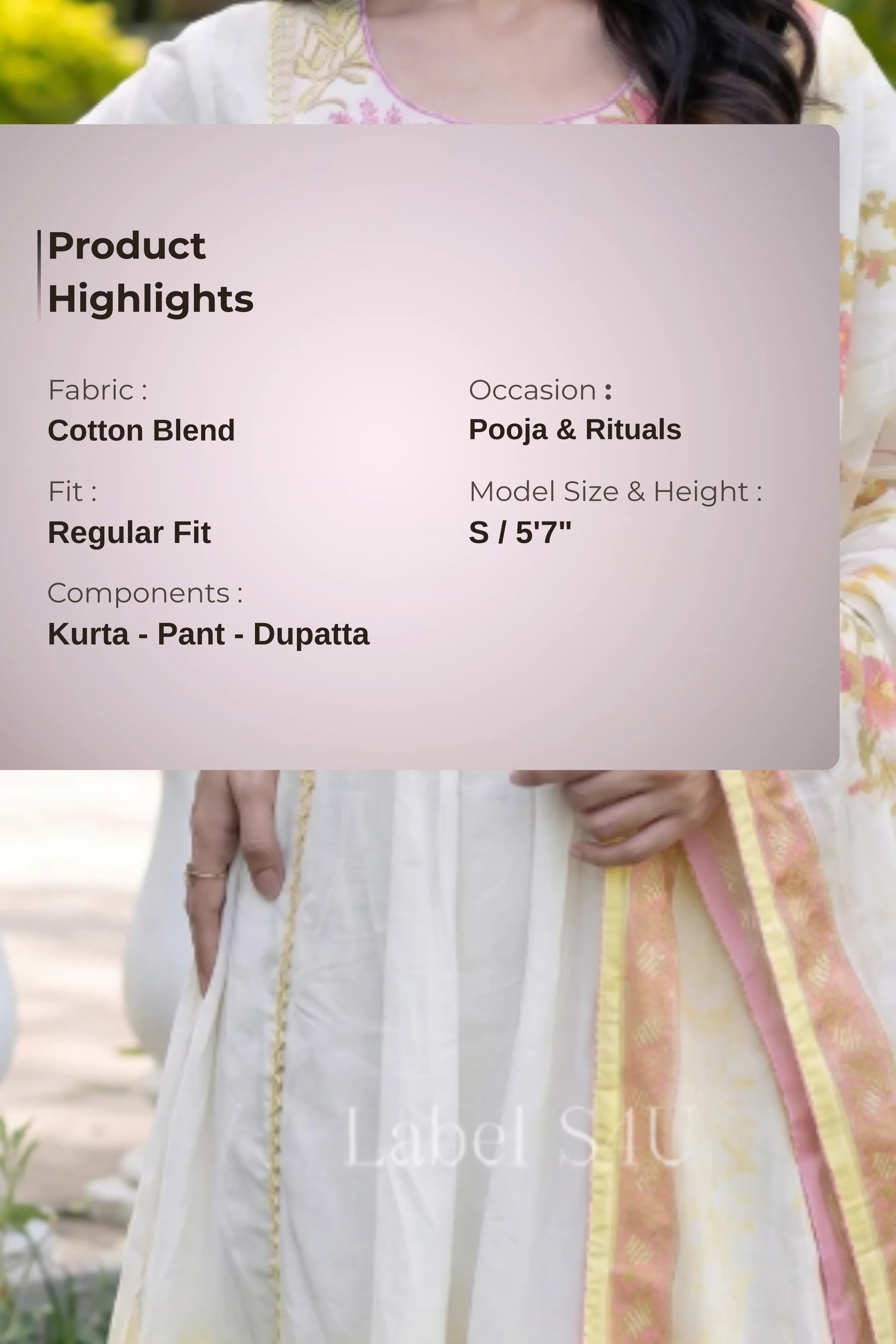 Pista Breeze Printed Farshi Salwar Set - Image 7